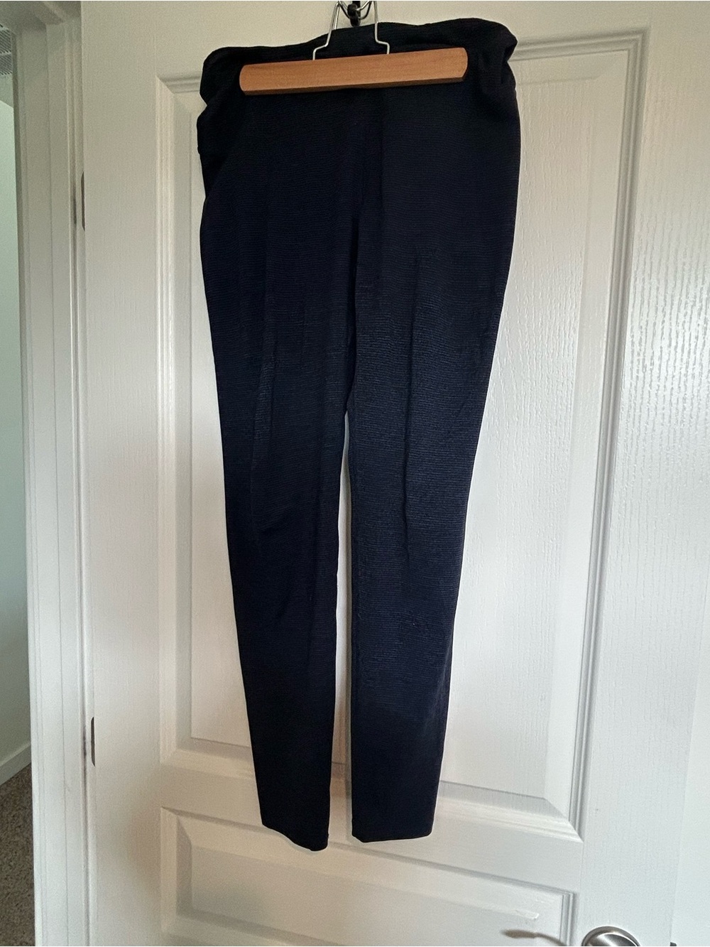 Blue and Black Women's leggings